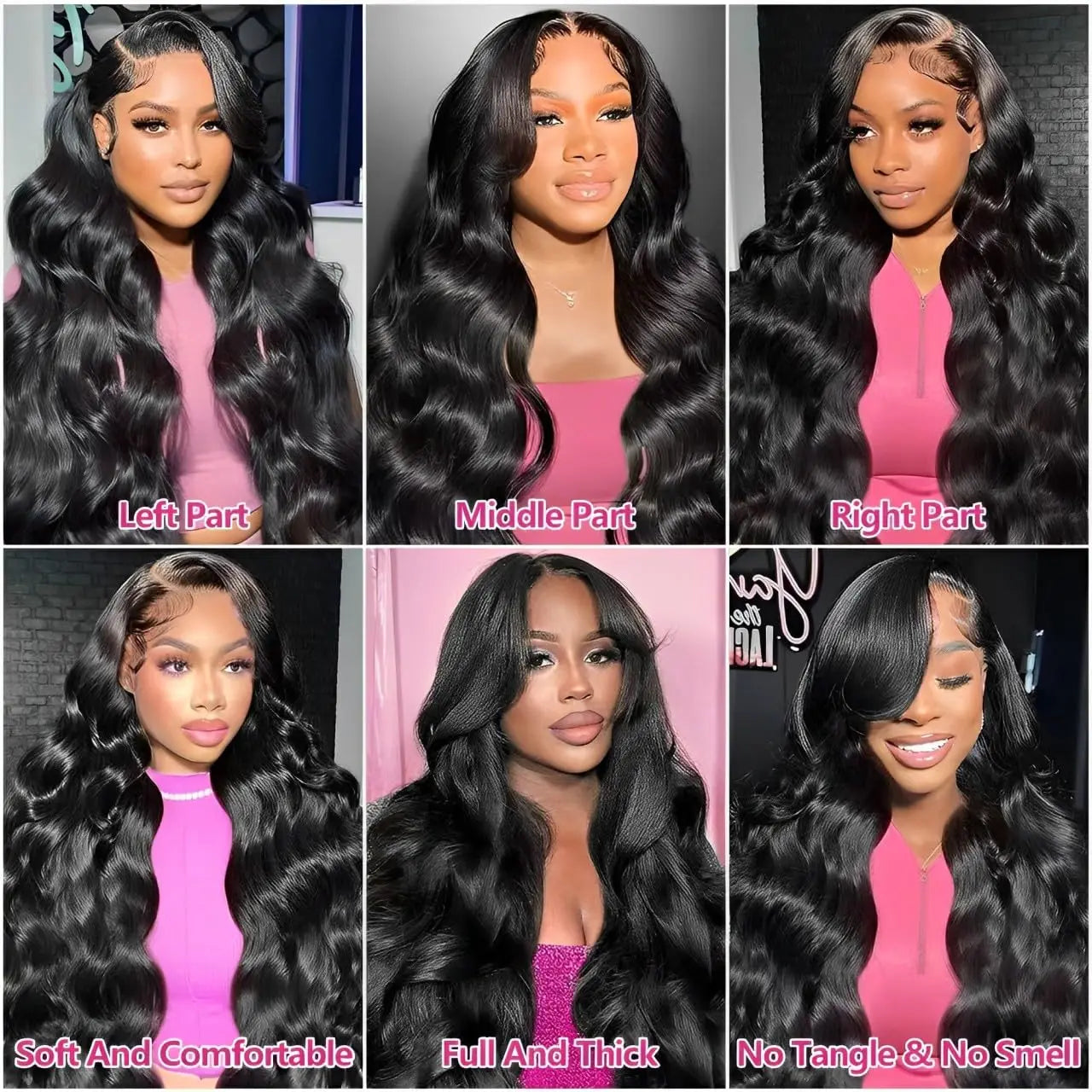 Jarin 180 Density 30 40 Inch 13x6 HD Transparent Lace Frontal Wigs Body Wave Human Hair 13x4 Lace Front Wig For Black Women