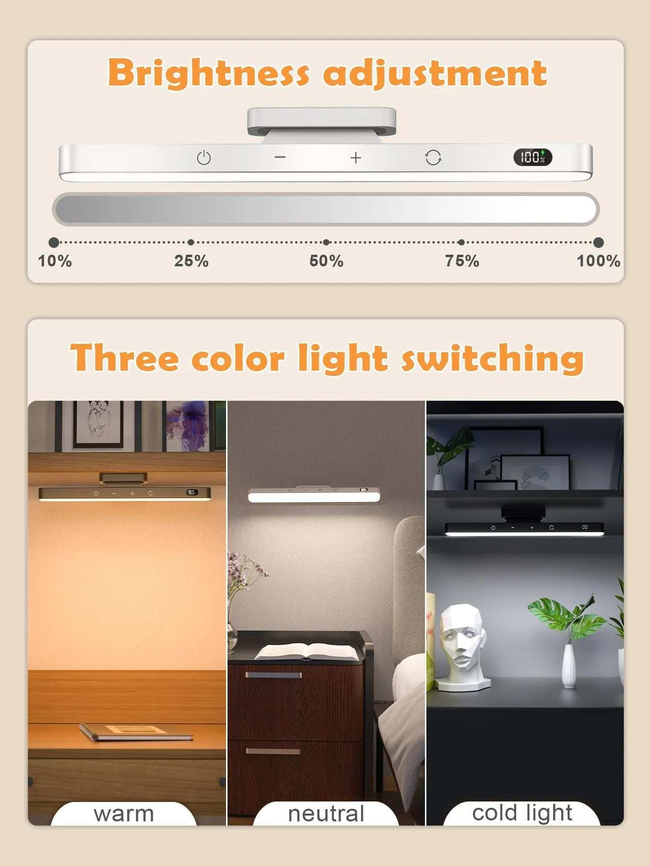 LED Touch Table Lamp