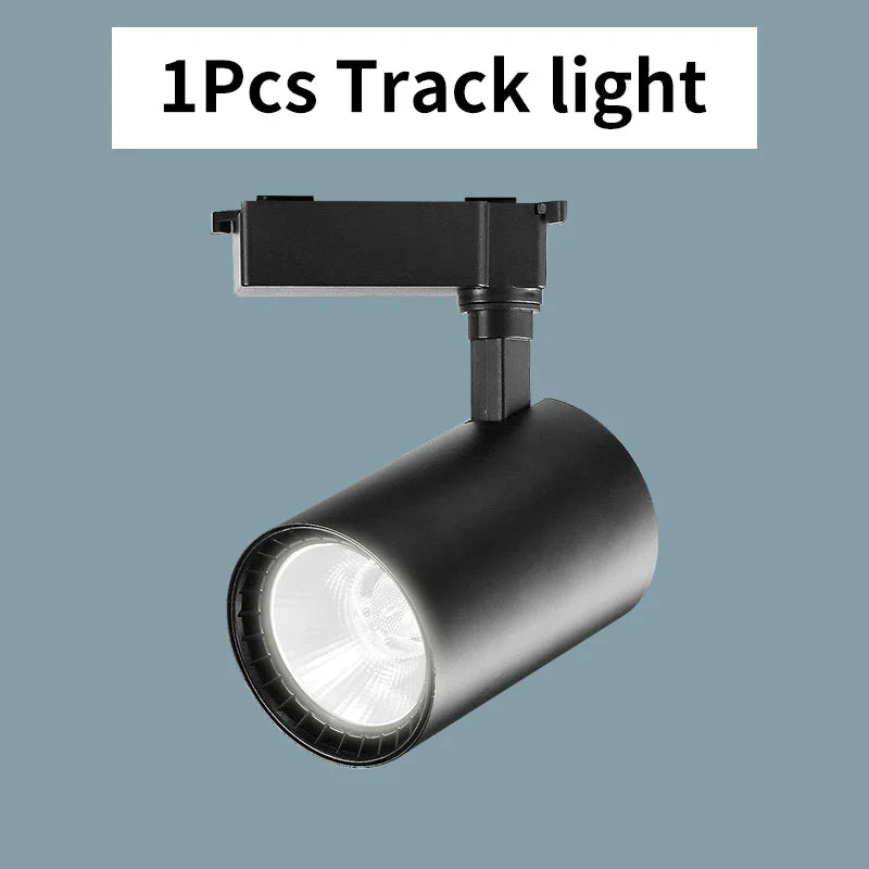 Whole Set 220V Led Track Light Fixture Rail Lighting System