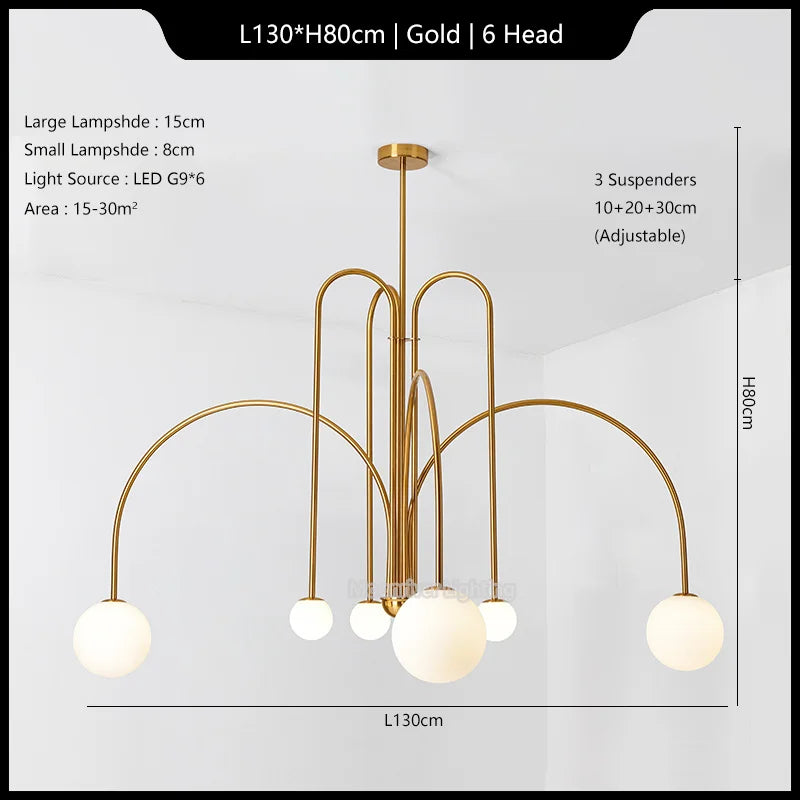 Italian Room Decor Ceiling Lamp Magic Beans