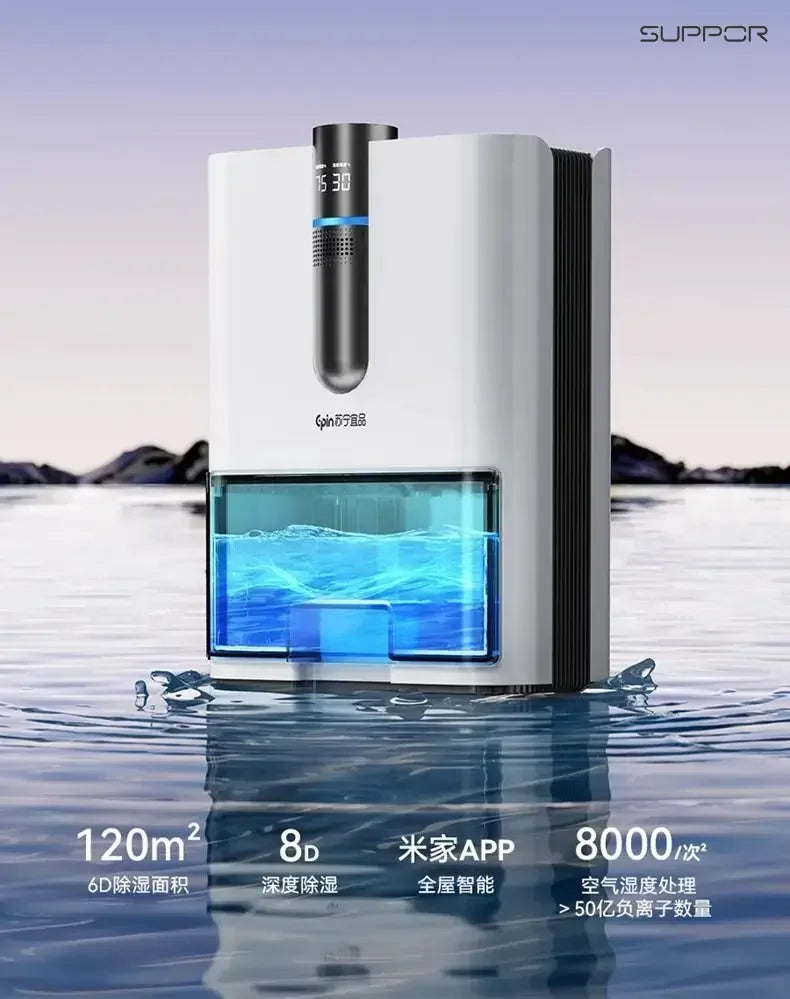 Energy-saving dehumidifier for indoor dehumidification, large capacity, easy to clean home dehumidifier