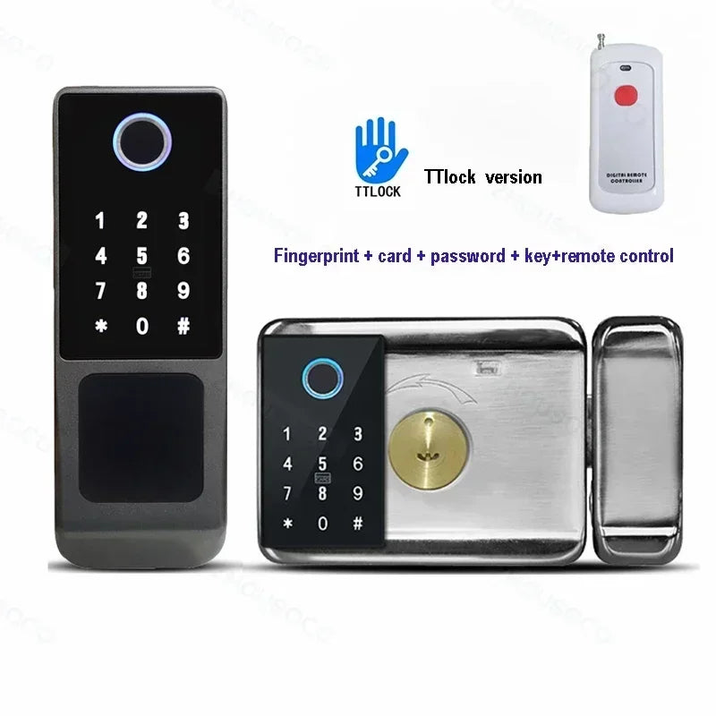 Wifi Fingerprint Smart Door Lock Outdoor