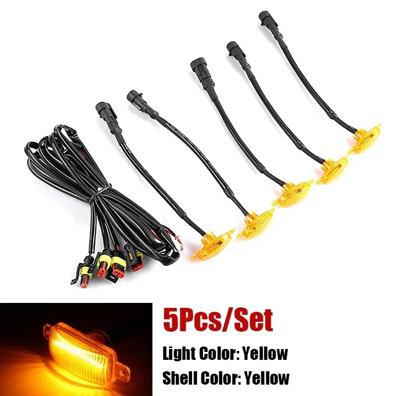 Universal LED Car Lights Front LED Grille Lights With Harness Eagle Eye Lamp