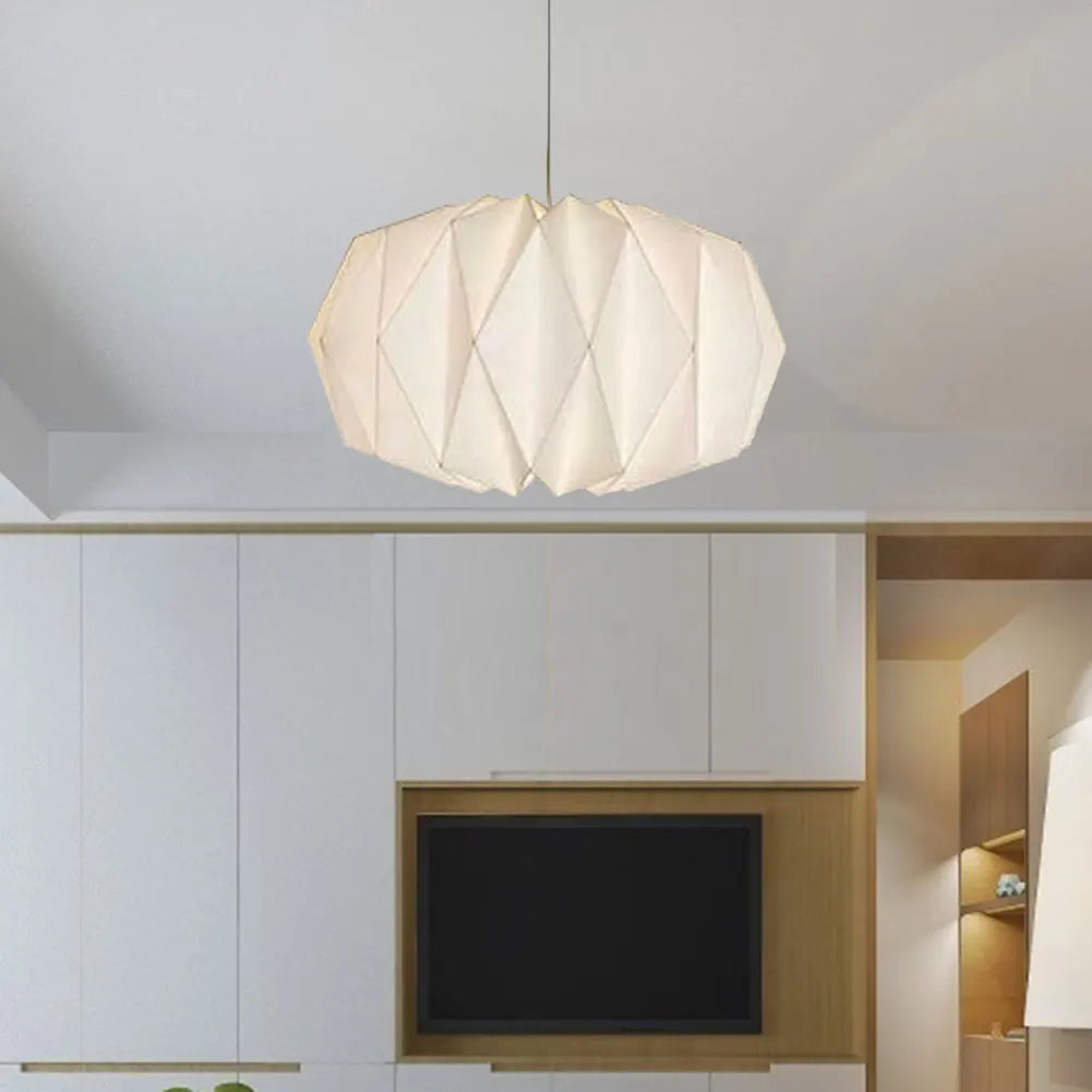 Hanging Lamp Cover Nordic Style Chandelier Lamp Shade Creative Folding Decorative Pendant Light Shade for Living Room Decor