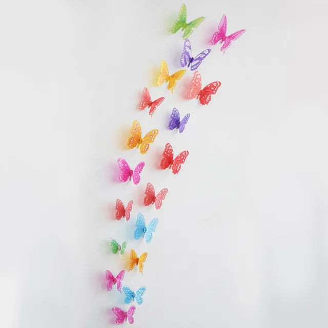 Crystal Butterflies 3d Wall Sticker