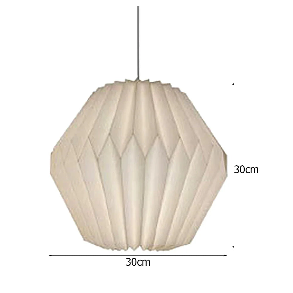 Hanging Lamp Cover Nordic Style Chandelier Lamp Shade Creative Folding Decorative Pendant Light Shade for Living Room Decor
