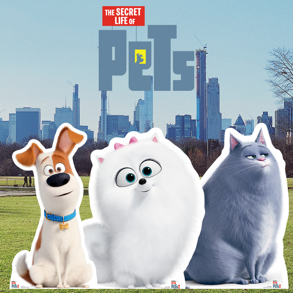 SC1383 Max the Dog wearing a Cone Collar Cardboard Cut Out Height 92cm