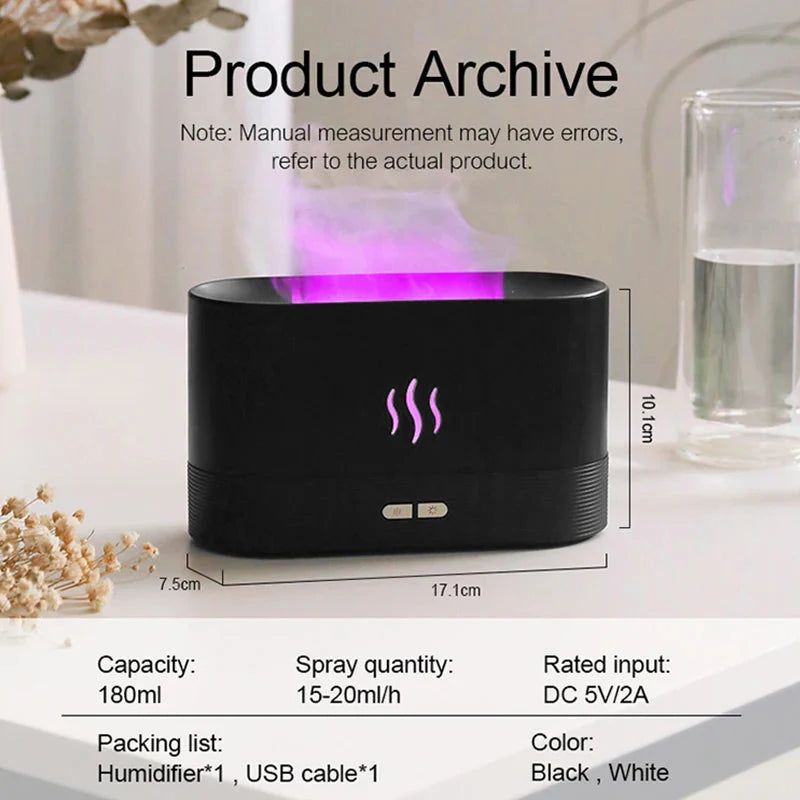 Portable Cool Mist USB Led change color room humidifier