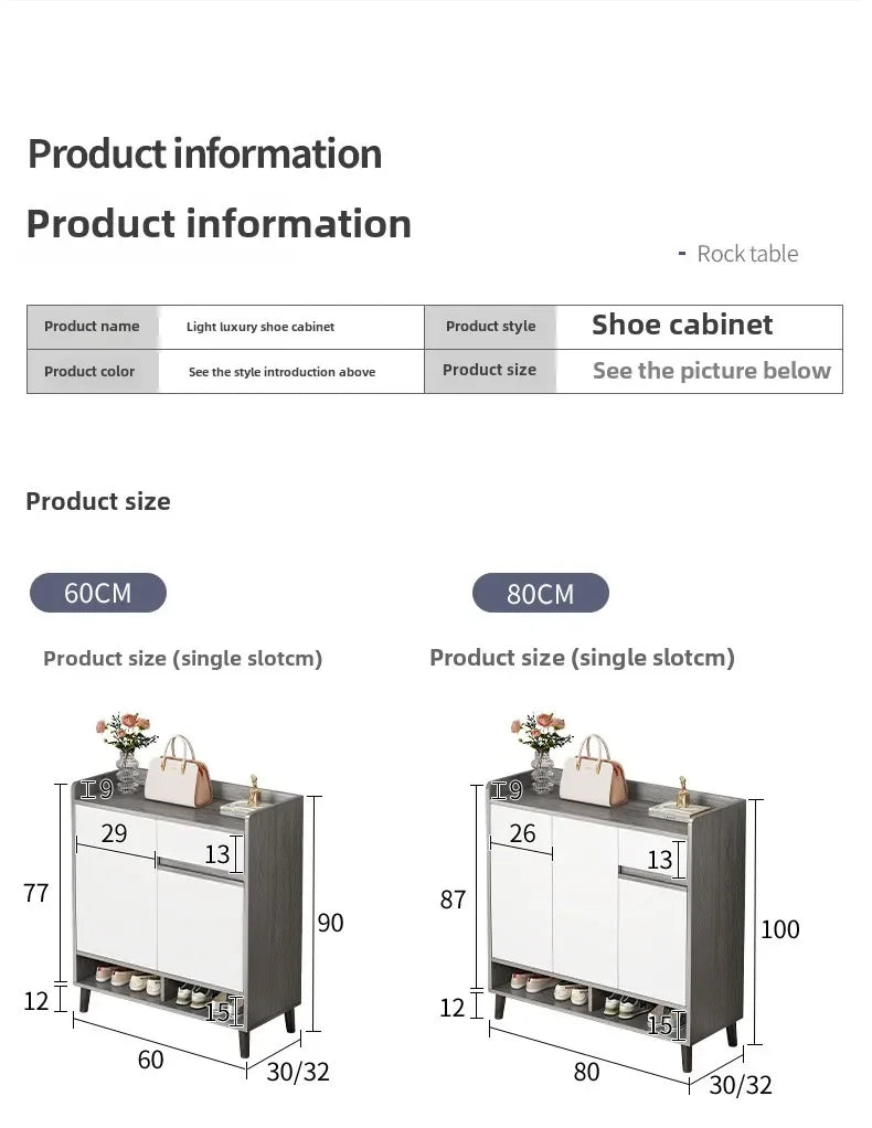 Corridor Shoe Cabinet At The Entrance of The Home Corridor Indoor Entrance Door Entrance Cabinet New Solid Wood Rack Shoe Shelf