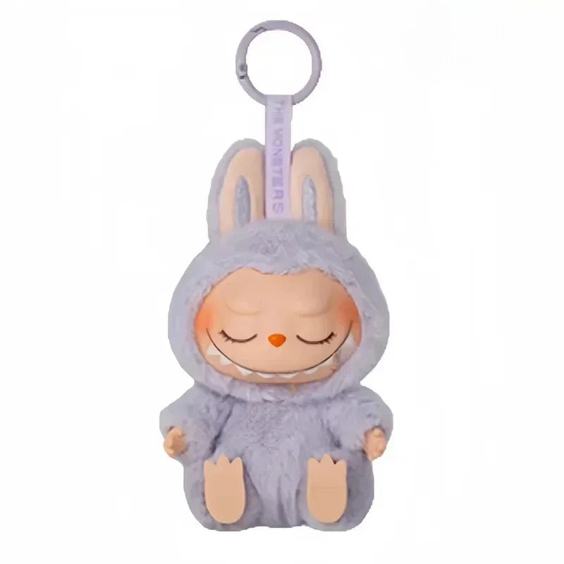 Genuine Labubu 1st And 2nd Generation Series Vinyl Pendant Doll Model Toys Cute The Monster Labubu Keychain Toy Christmas Gift 