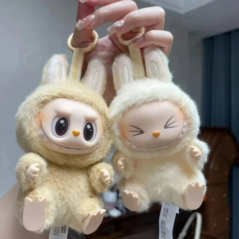 Genuine Labubu 1st And 2nd Generation Series Vinyl Pendant Doll Model Toys Cute The Monster Labubu Keychain Toy Christmas Gift 