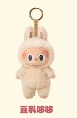 Genuine Labubu 1st And 2nd Generation Series Vinyl Pendant Doll Model Toys Cute The Monster Labubu Keychain Toy Christmas Gift 
