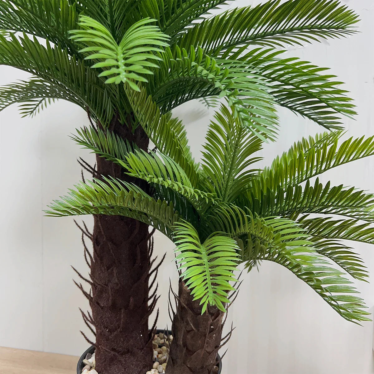 HXGYZP Coconut Palm Artificial Plant Potted Large Tropical Tree With Black Plastic Pot Indoor Outdoor Home Decoration Plants