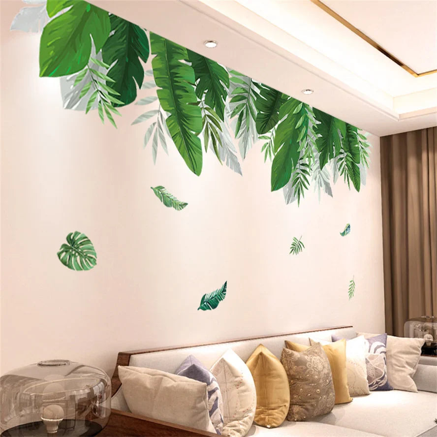 DIY Purple Lavender Living Room Wall Stickers Decoration