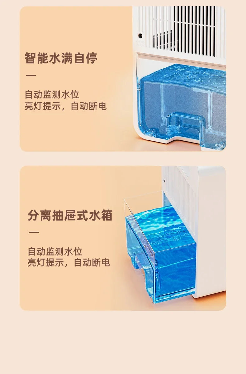 Dehumidifier - Household. Silent. Dehumidification. Indoor. Moisture Absorption. Dehumidifier. Air Drying. Return to the South.