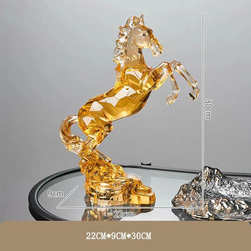 Luxury Crystal Horse Statue