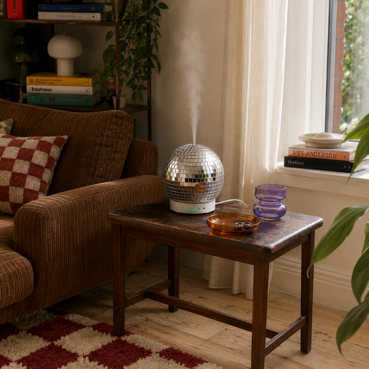 The Rotating Disco Ball Diffuser