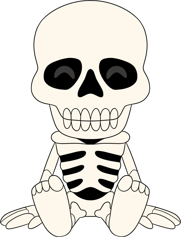 Youtooz - Spooky Scary Skeleton Plush (9IN) Music box in chest