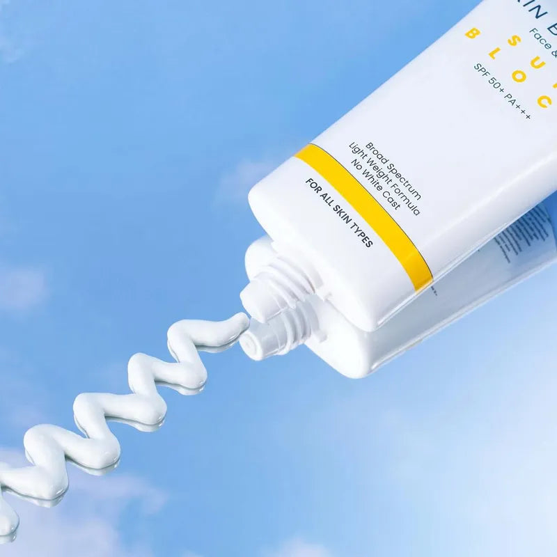 Skin by Zaron Face & Body Sun Block SPF 50+ PA+++ (80g) – Lightweight Sunscreen