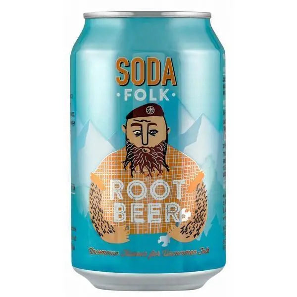 Soda Folk Root Beer 330ml (Case of 24)