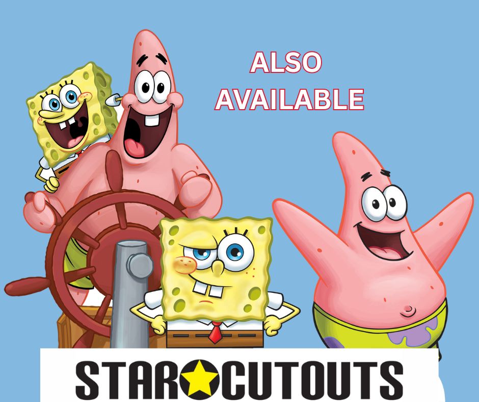 SC4689 SpongeBob and Patrick Cardboard Cut Out Height 133cm