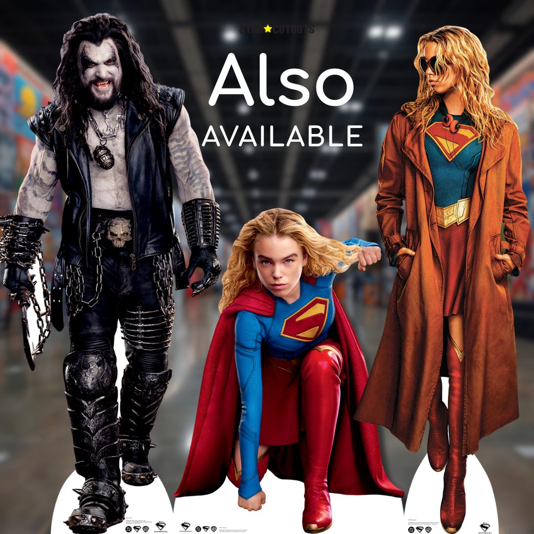 SC4941 Supergirl Crouch / Kara Zor-El Milly Alcock Find Your Place Cardboard Cutout Height 134cm