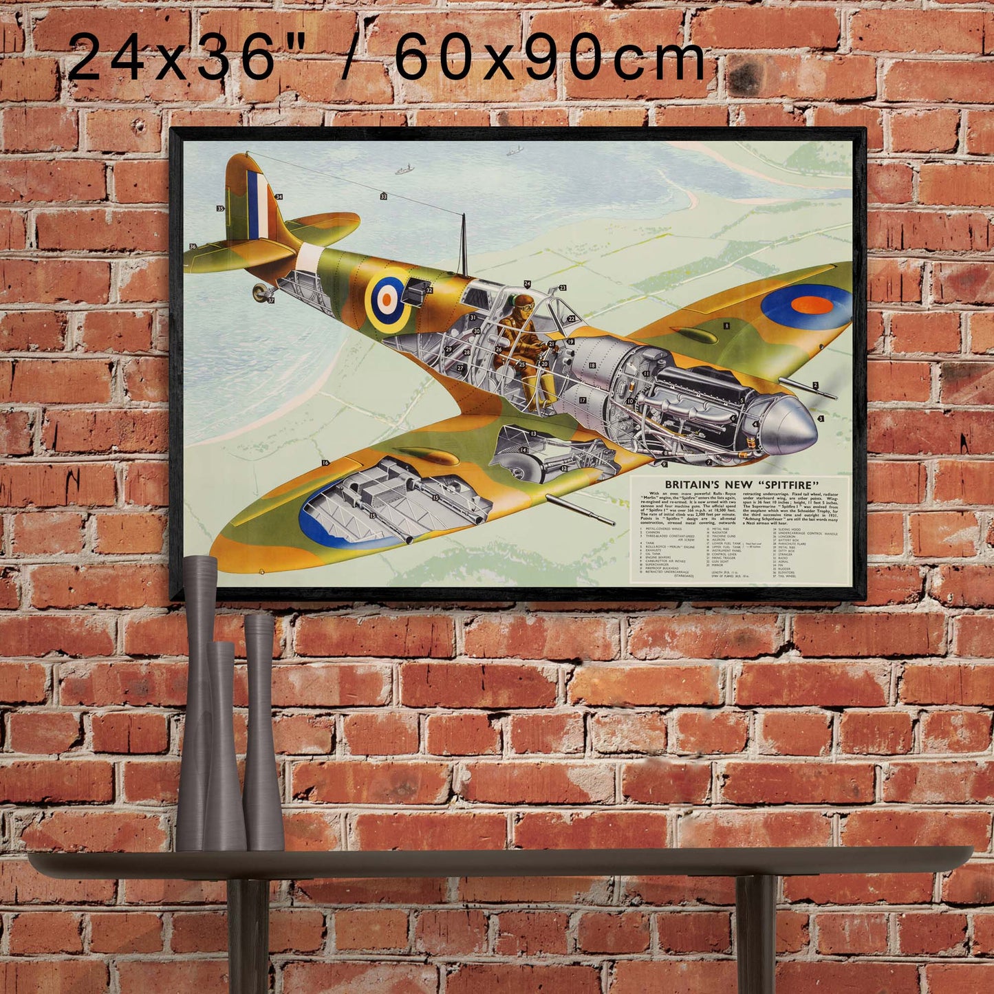 "Britain's New Spitfire" on Framed Prints, Canvas, Framed Canvas, Acrylic or Print-only