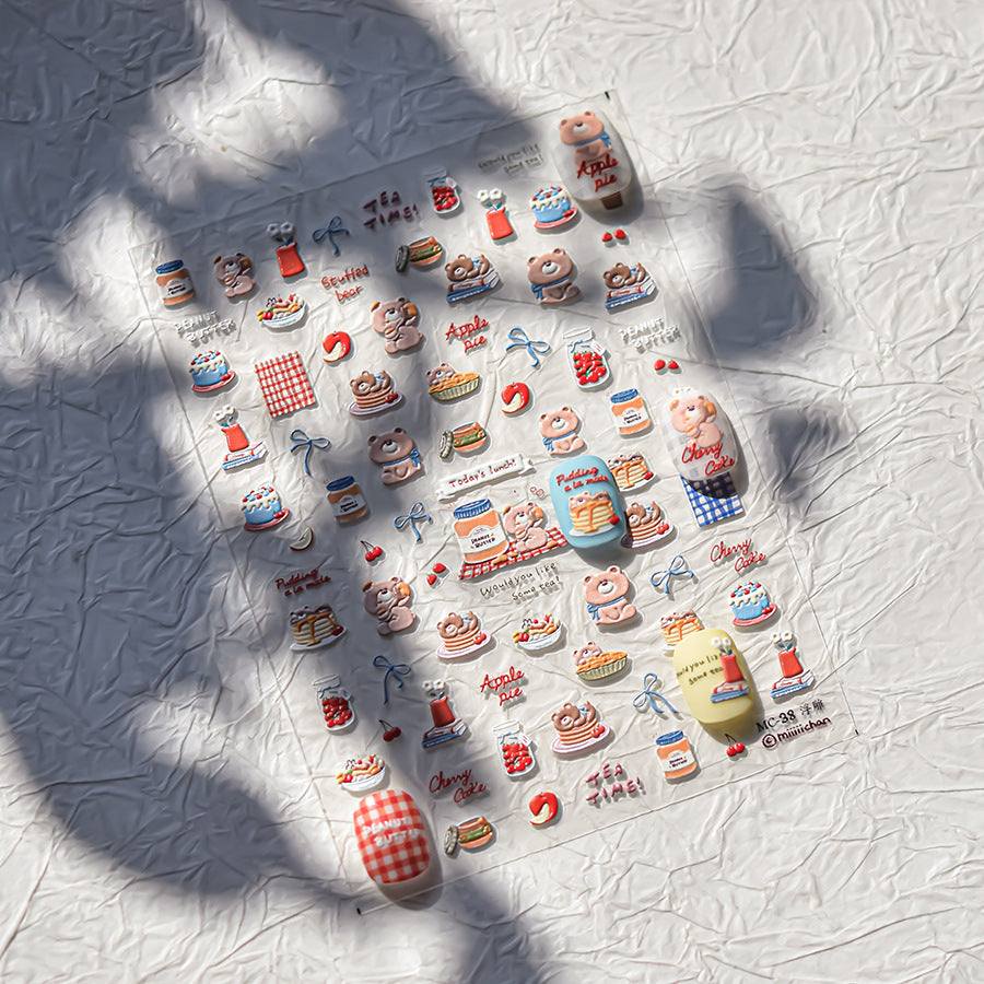 Hello Claws | Puppy Summer Holiday 5D Nail Deco Sticker