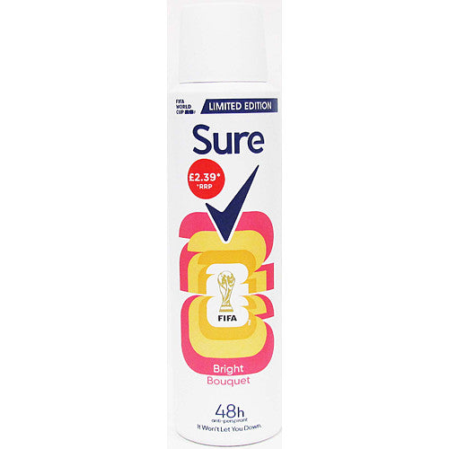 Sure Women Deo Bright PMP 150ml (Case of 6)