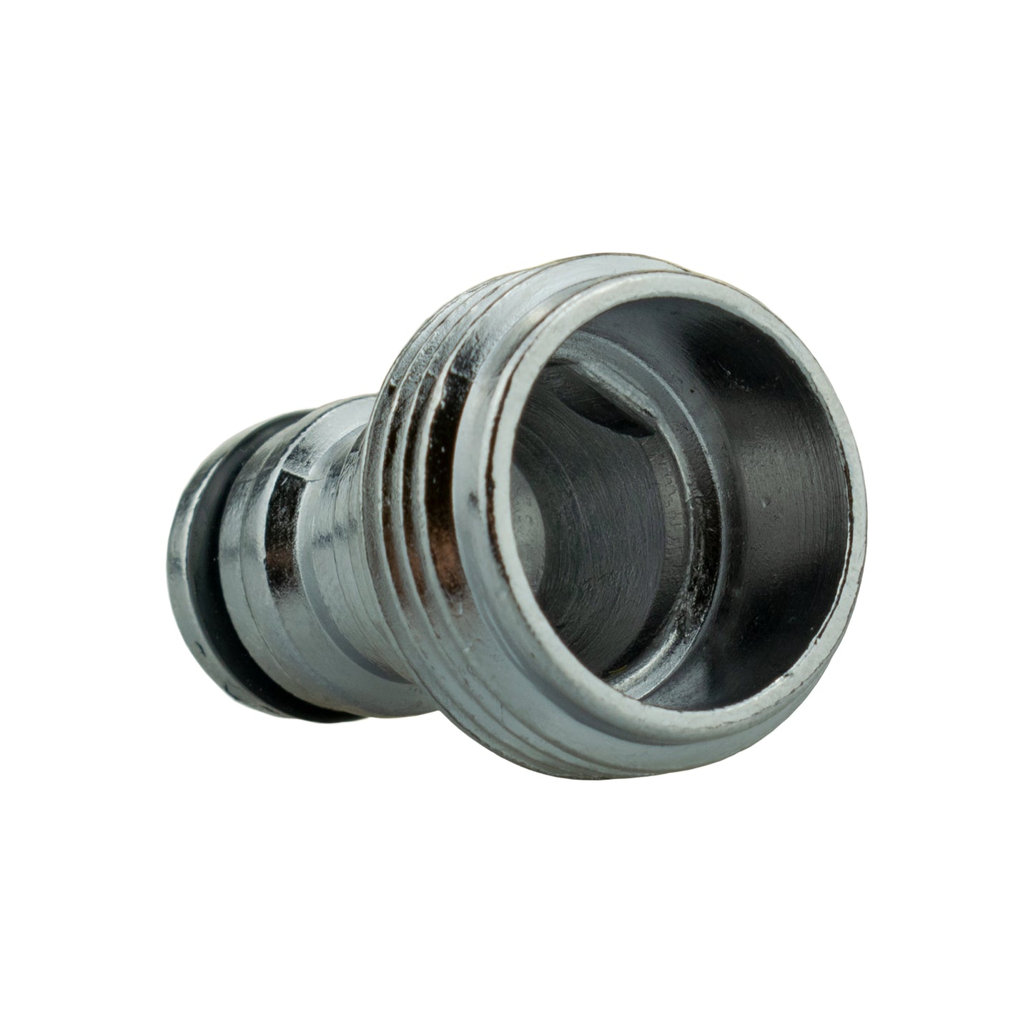 Tap Connector Snap On Male - 3/4in BSPM Brass Nickle Plated for Garden Hose Pipe