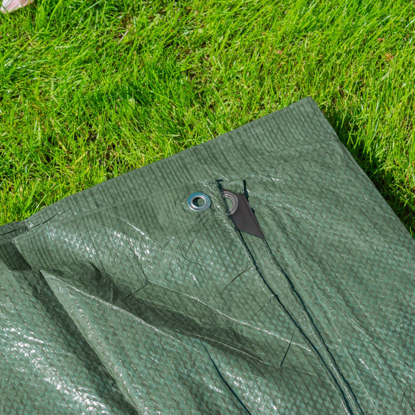 Green S-Grade Tarpaulin 6m x 8m