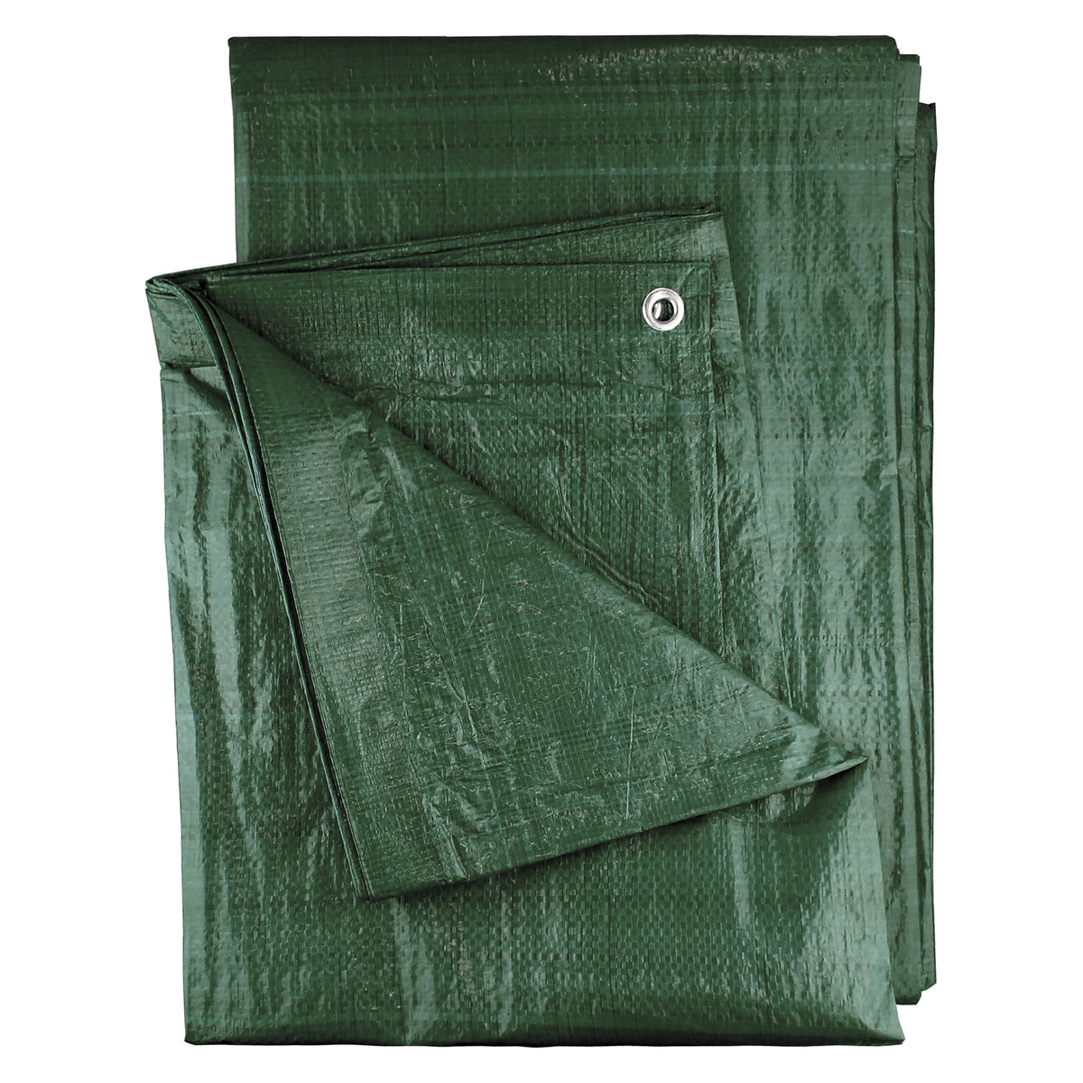 Green M-Grade Tarpaulin 6m x 10m Waterproof Tarpaulin Cover Outdoor Ground Sheet