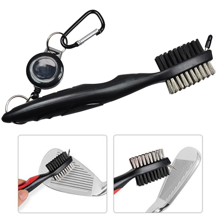 Golf Club Brush Ball Slot Cleaning Brush Cleaning Set, ZY-0021 Brush Blue, ZY-0021 Brush Black