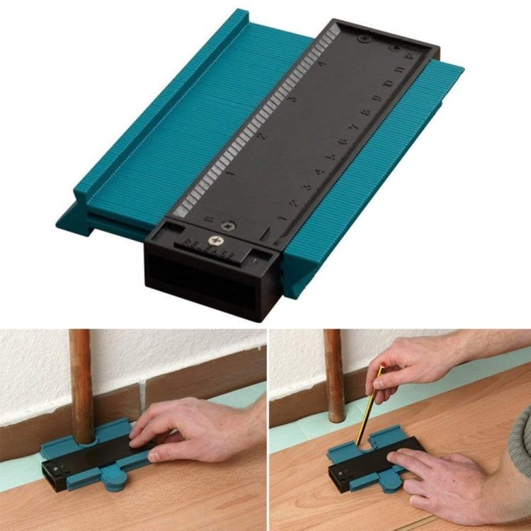 120mm Plastic Universal Pipe Wood Ducts Profile Marking Tool Duplicator Tooth Contour Copy Vacuum Packaging, 120mm Marking Tool