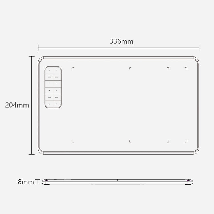 10Moons  G12 Digital Board Can Be Connected To Mobile Phone Hand Drawn Board Computer Painting Board Network Class Input Panel