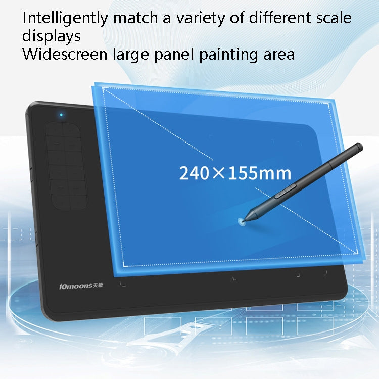 10Moons  G12 Digital Board Can Be Connected To Mobile Phone Hand Drawn Board Computer Painting Board Network Class Input Panel