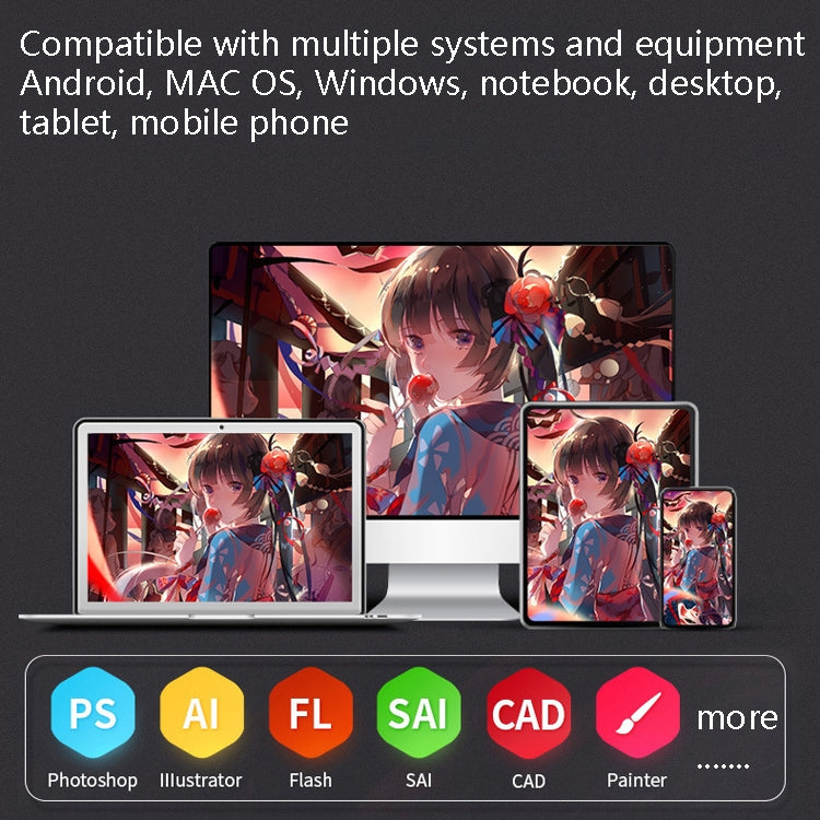 10Moons  G12 Digital Board Can Be Connected To Mobile Phone Hand Drawn Board Computer Painting Board Network Class Input Panel