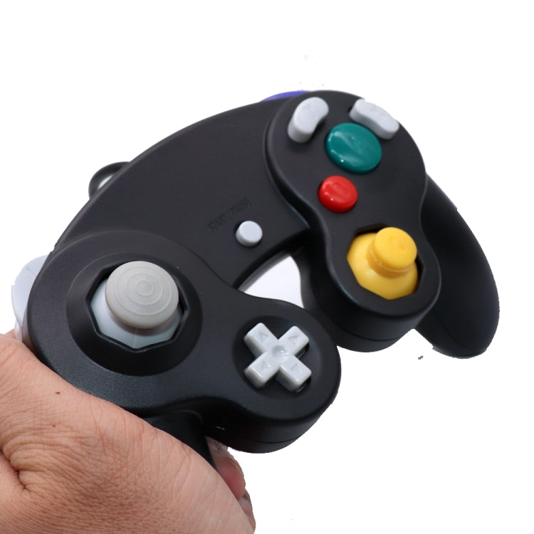 2 PCS Single Point Vibrating Controller Wired Game Controller For Nintendo NGC / Wii, White, Pink, Yellow, Red, Purple, Green, Blue, Black, Silver, Orange
