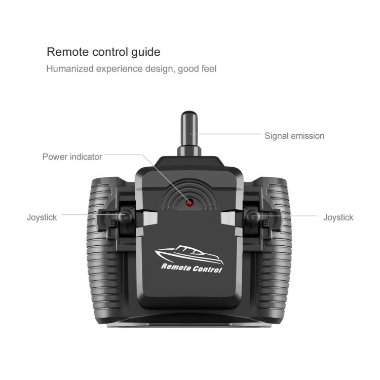 809 2.4G Remote Control Motor Speed Boat High Speed Electric Yacht Model Children Water Toys, Specification Single Battery (Blue)