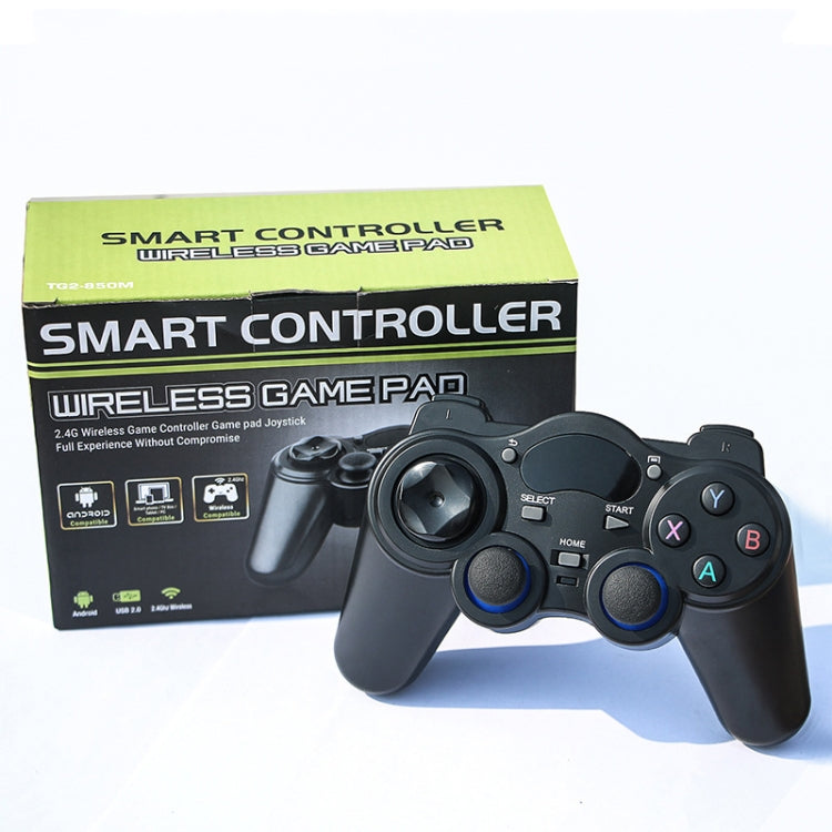 2.4G Wireless Singles Gamepad For PC / PS3 / PC360 / Android TV Phones, Configure: USB Receiver Android Receiver Type-C