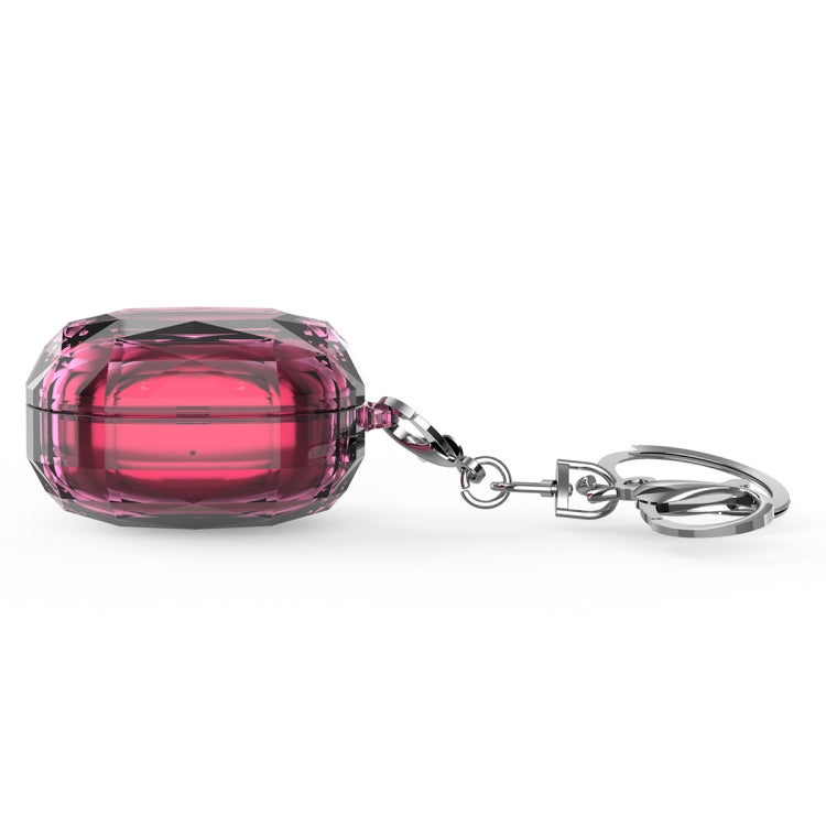 PC Diamond Pattern Earphone Protective Case For Samsung Galaxy Buds Live / Buds 2 / Buds Pro, Transparent, Transparent Black, Transparent Pink, Transparent Yellow, Transparent Blue, Electroplate Rose Pink, Electroplate Silver, Electroplated Black