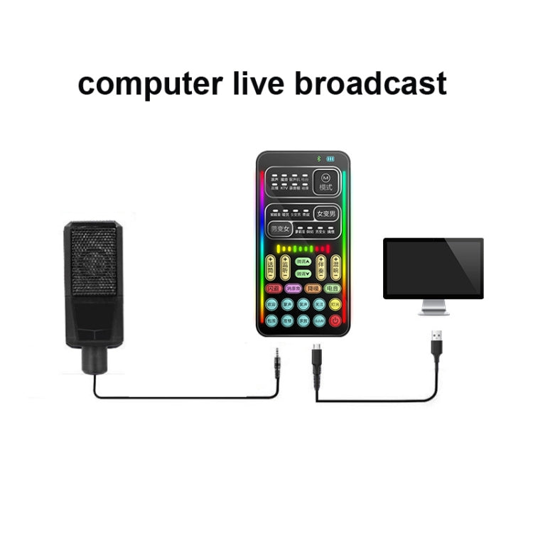 i9 Set Voice Changer Game Live Broadcast Mobile Computer Sound Card