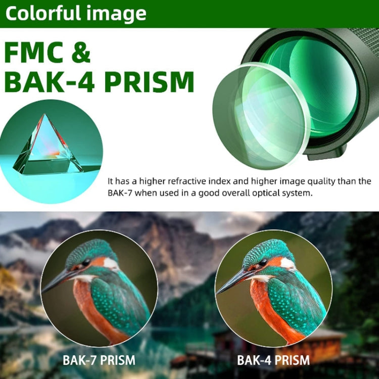 40X60 Outdoor High Power HD Monocular (Standard+Universal Clip+Tripod)