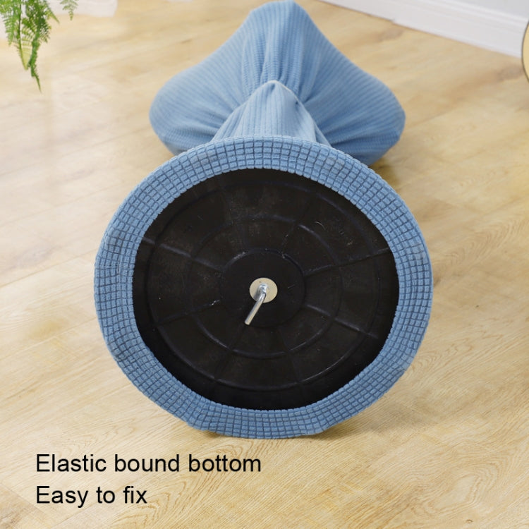 Round Elasticity Fan Dust Cover Household Use Fabric Fan Protective Cover, 110x45cm Green, 110x45cm Blue, 110x45cm Gray