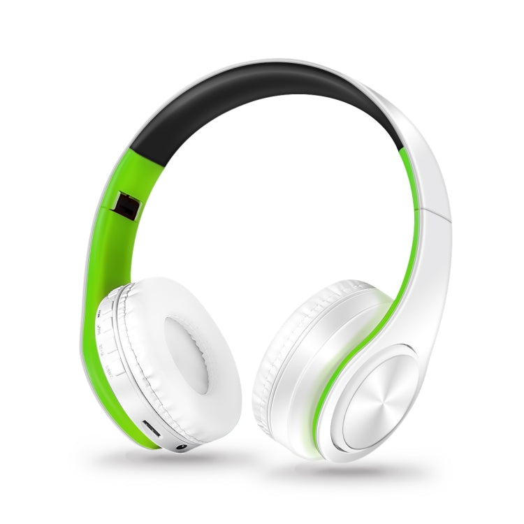 LPT660 Bluetooth Wireless Headset HIFI Stereo Sports Headphones, LPT660 (White Green), LPT660 (White Orange), LPT660 (White Pink), LPT660 (White Gold), LPT660 (Black+Green), LPT660 (White Rose Gold), LPT660 (Black Orange), LPT660 (Black Pink)