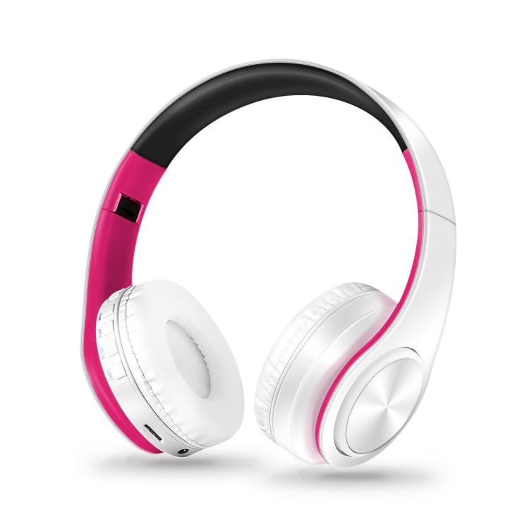 LPT660 Bluetooth Wireless Headset HIFI Stereo Sports Headphones, LPT660 (Black Pink), LPT660 (Black Gold), LPT660 (Black Rose Gold), LPT660 (White Red), LPT660 (White Blue), LPT660 (White Green), LPT660 (White Orange), LPT660 (White Pink)