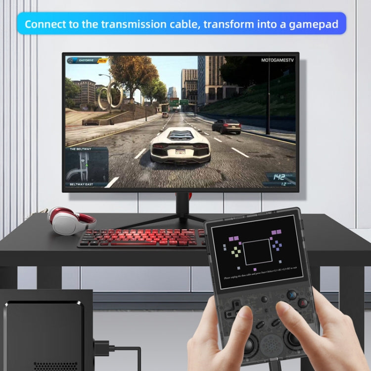 RG353V 3.5 Inch Wireless Game Box Android 11 Linux OS Handheld Game Console, Machine Only, 64G 15,000 games, 128G 25000 Games, 256G 35000 Games