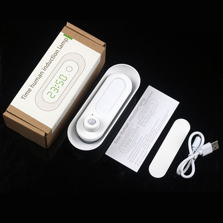 D05 Smart Induction Magnetic Night Light with Time Display,Spec: Knob Dimming