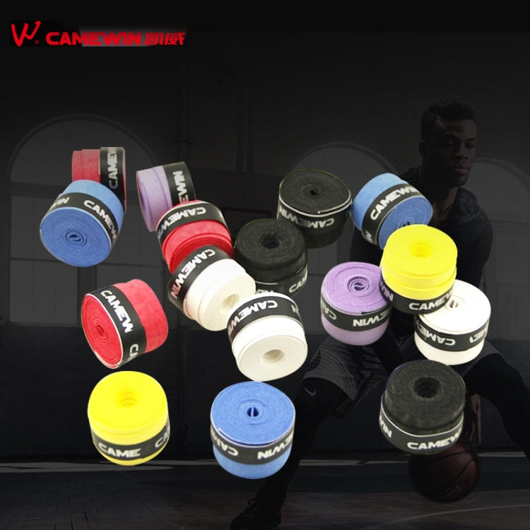 CAMEWIN 1pc Tennis Racket PU Overgrip Anti-Skid Sweat Absorbed Soft Wrap Taps Hand Glue(Random Color Delivery)