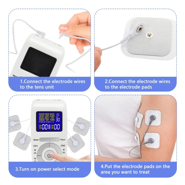 12 Modes TENS Machine Low Frequency Pulse Physiotherapy Device for Pain Relief HH-8812